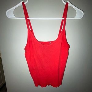 Red Crop Top